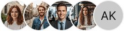 Investor profile avatars displayed across a Tenardship trading review block